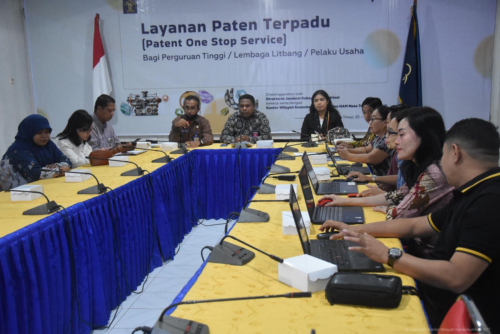 Gelar FGD, Kanwil Kemenkumham NTT Lakukan Pengumpulan Data untuk Evaluasi Kebijakan Permenkumham tentang Pendaftaran Merek