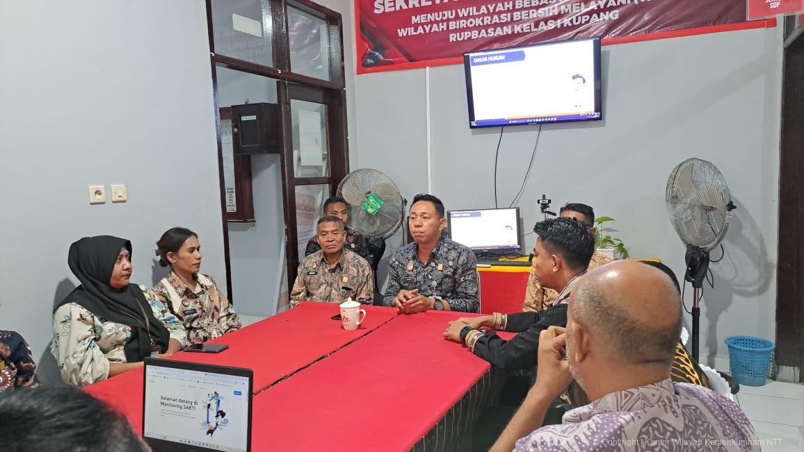 Rupbasan Kupang Adakan Kegiatan Bench Learning Penerapan Hukuman Disiplin