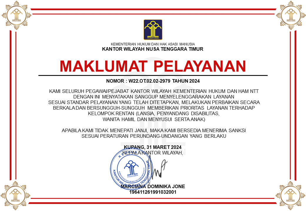 MAKLUMAT PELAYANAN 20241