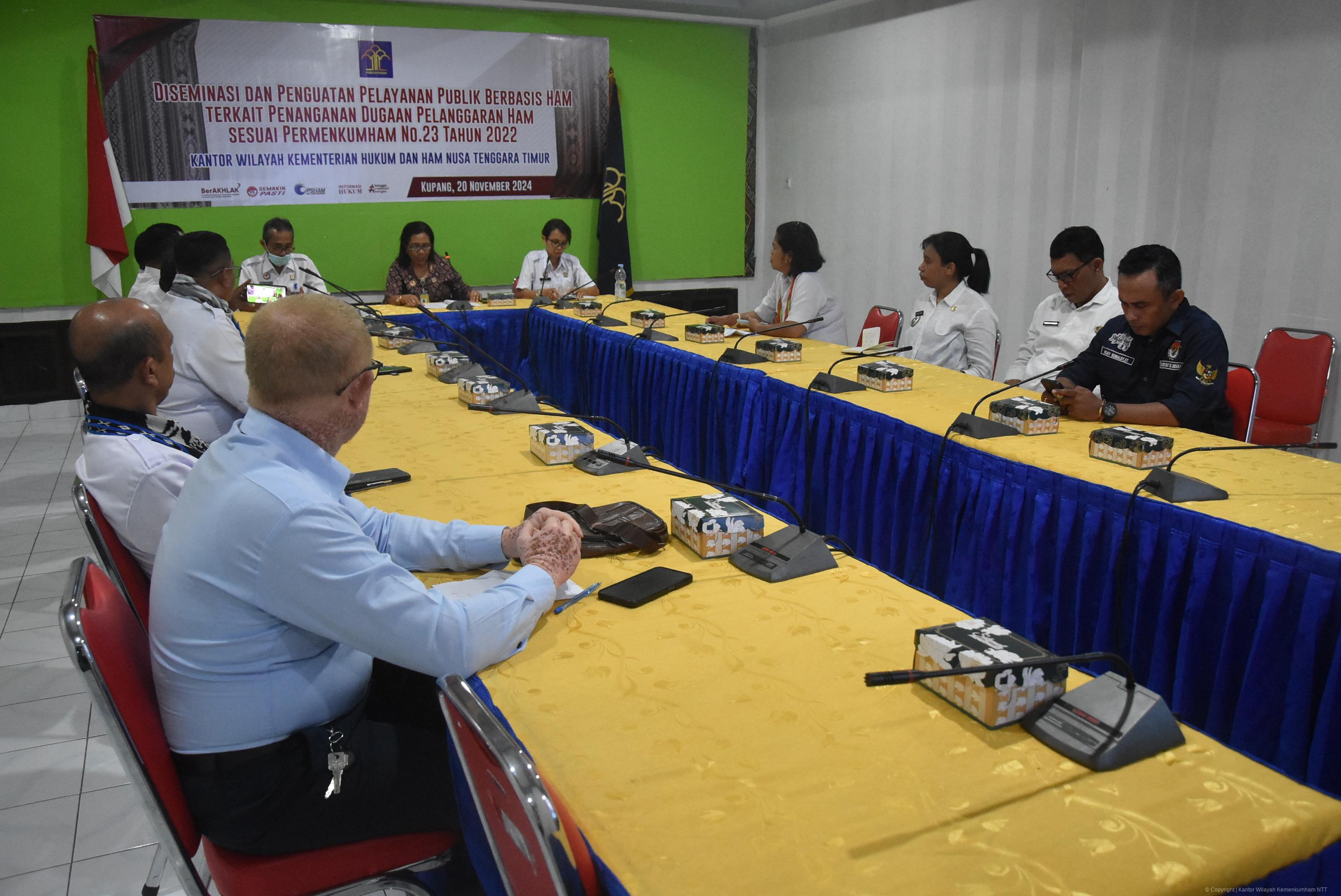 Buka Kegiatan Diseminasi HAM, Marciana Berharap Dukungan Penuh Penyelesaian Dugaan Pelanggaran HAM di Wilayah